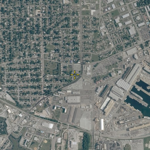 Aerial/Satellite Image of Wesley Methodist Episcopal Church, VA