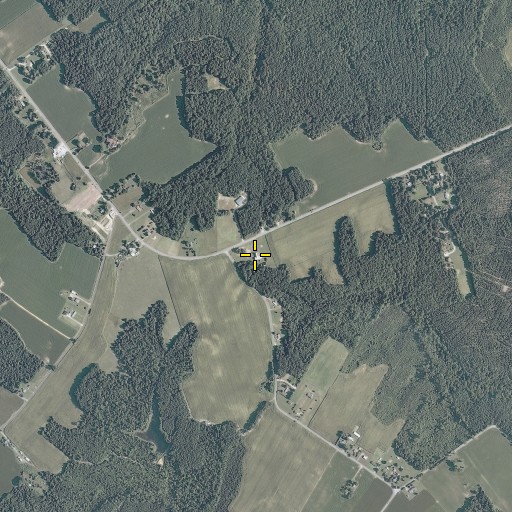 Aerial/Satellite Image of Calvary Cemetery, VA