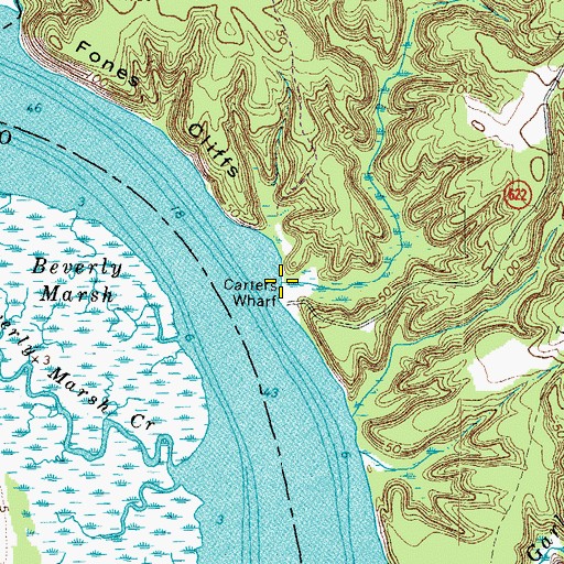 Topographic Map of Clift Creek, VA