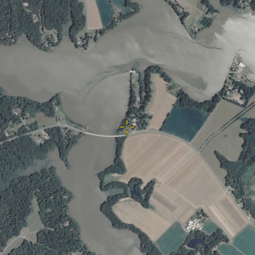 Aerial/Satellite Image of Nomini Church, VA