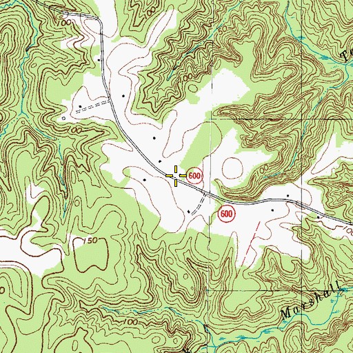 Topographic Map of Nomini School (historical), VA