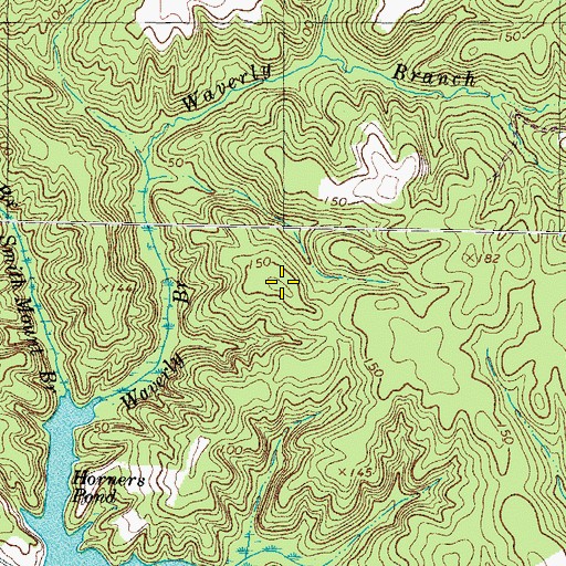Topographic Map of Smith Mount Hill, VA