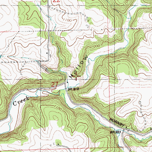 Topographic Map of 6 Reservoir, WI