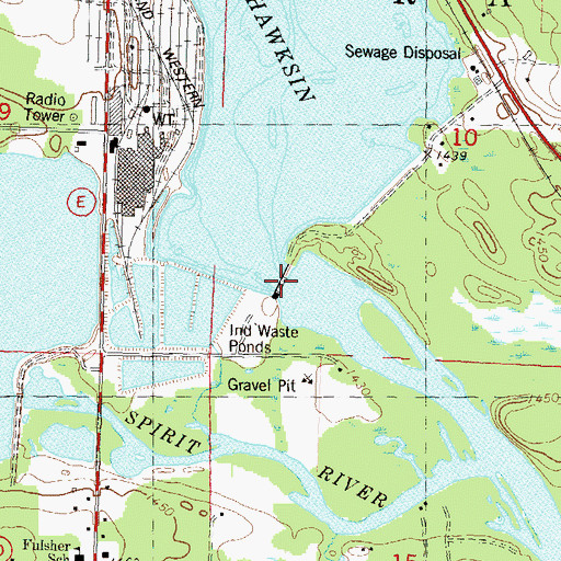 Topographic Map of Lake Mohawkson 2028, WI