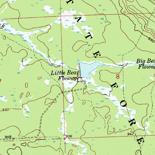 Topographic Map of Resettlement Administration 21 Dam, WI