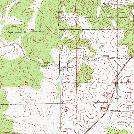 Topographic Map of 0.3 Reservoir, WI