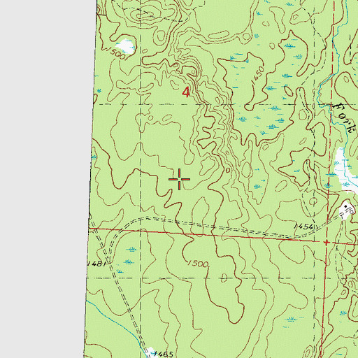Topographic Map of Mravik E-7031 Dam, WI
