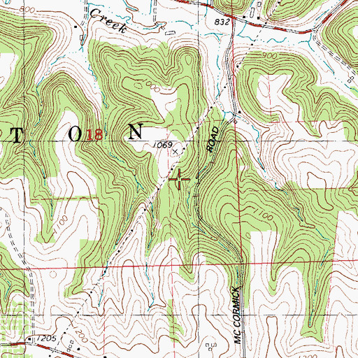Topographic Map of Lourie G9297 Dam, WI