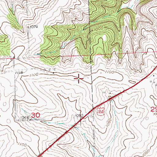 Topographic Map of 0.3 Reservoir, WI