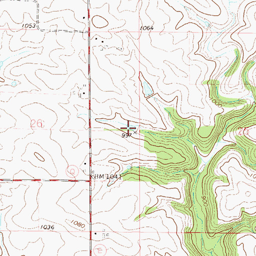 Topographic Map of .20 Reservoir, WI