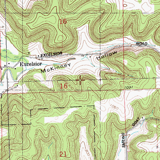 Topographic Map of 1.28 Reservoir, WI