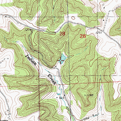 Topographic Map of Charles Roberts G-4826 Dam, WI