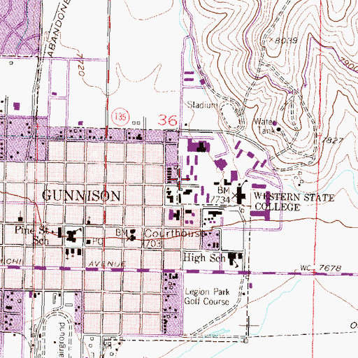 Topographic Map of Hermosa Hall, CO