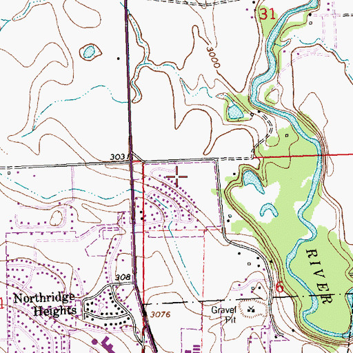 Topographic Map of Park View Terrace, MT
