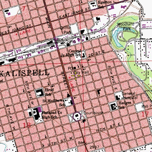 Topographic Map of Family of Faith Church, MT