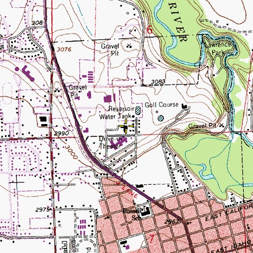 Topographic Map of The Church of Jesus Christ of Latter Day Saints, MT