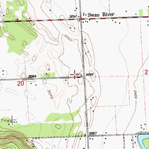 Topographic Map of Bethany Lutheran Cemetery, MT