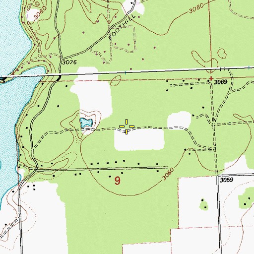 Topographic Map of Negro Prairie (historical), MT