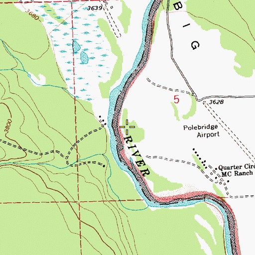 Topographic Map of Reuter (historical), MT