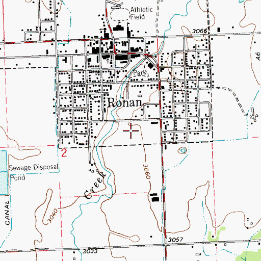 Topographic Map of Seventh Day Adventist Church, MT