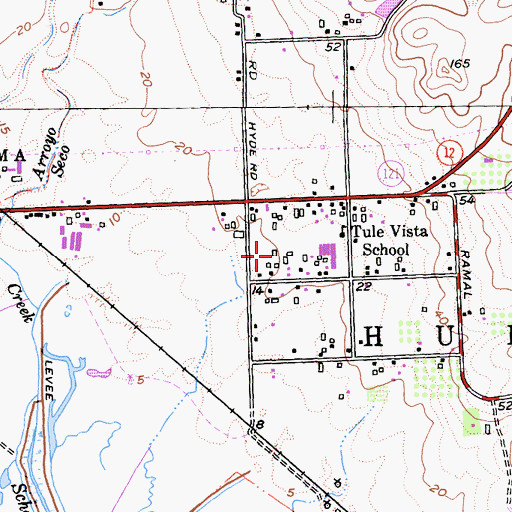 Topographic Map of Homewood Winery, CA