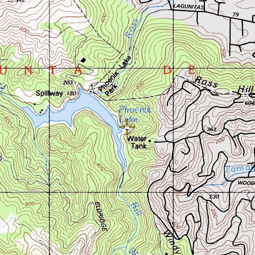 Topographic Map of Harry Allen Trail, CA