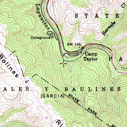 Topographic Map of Wildcat Canyon, CA
