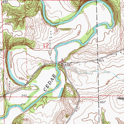 Topographic Map of Troy (historical), IL