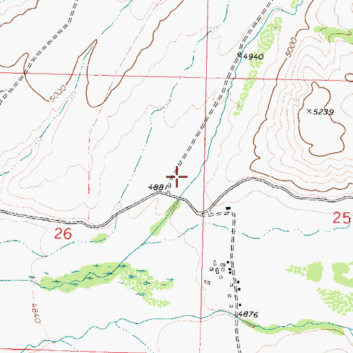 Topographic Map of Washington Gulch (historical), MT