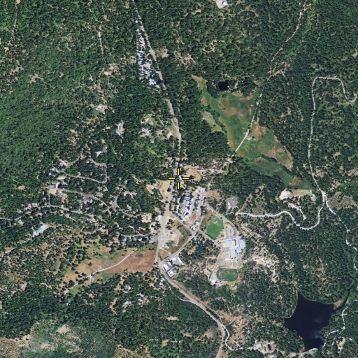 Aerial/Satellite Image of Saint Claires Episcopal Church, CA