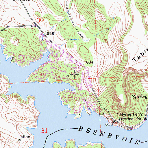 Topographic Map of The Shores of Poker Flat, CA