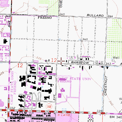 Topographic Map of Horse Unit, CA