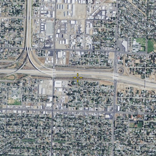 Aerial/Satellite Image of Christian Community Church of Fresno, CA