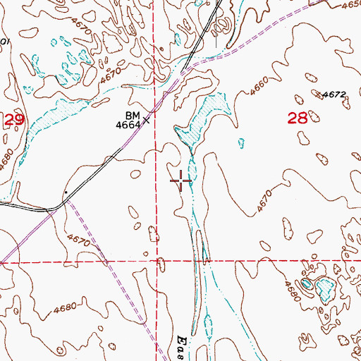 Topographic Map of East Lost Creek, CO