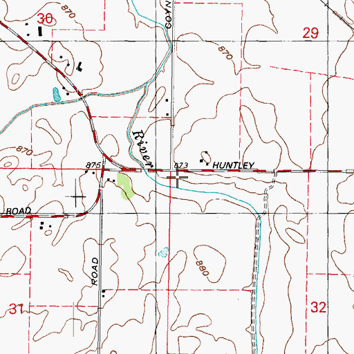 Topographic Map of School Number 84 (historical), IL