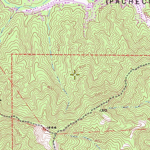 Topographic Map of Ignacio Valley Preserve, CA