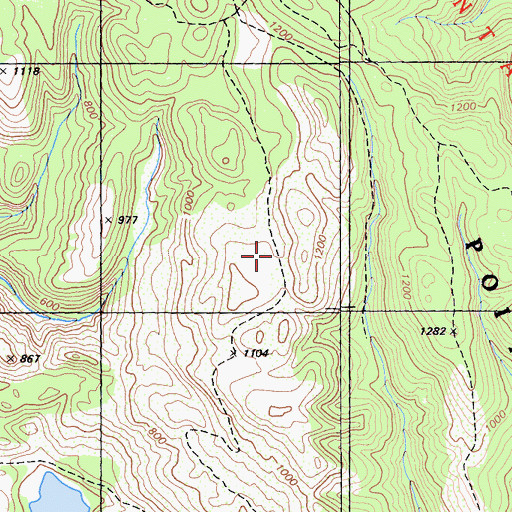 Topographic Map of Lake Ranch Trail, CA