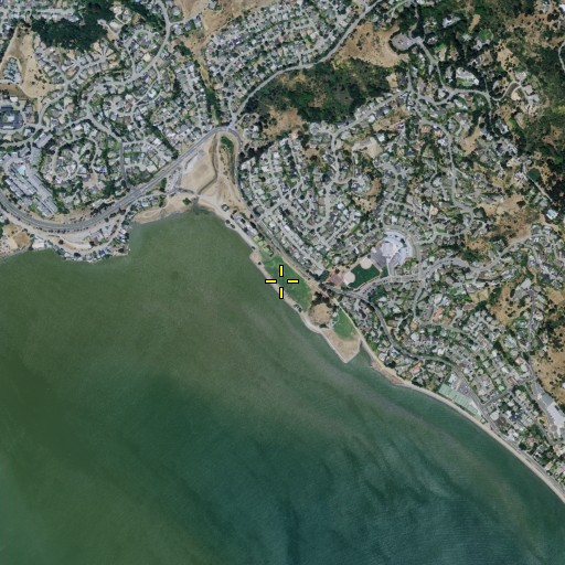 Aerial/Satellite Image of Richardson Bay Park, CA