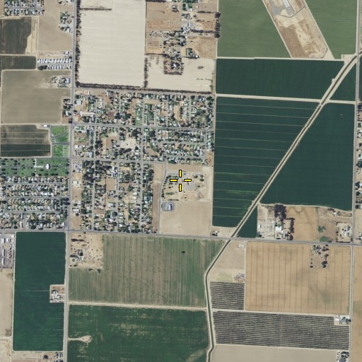 Aerial/Satellite Image of Gardenside Elementary School, CA