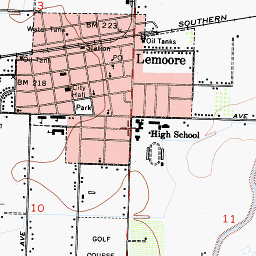 Topographic Map of Jamison High School, CA
