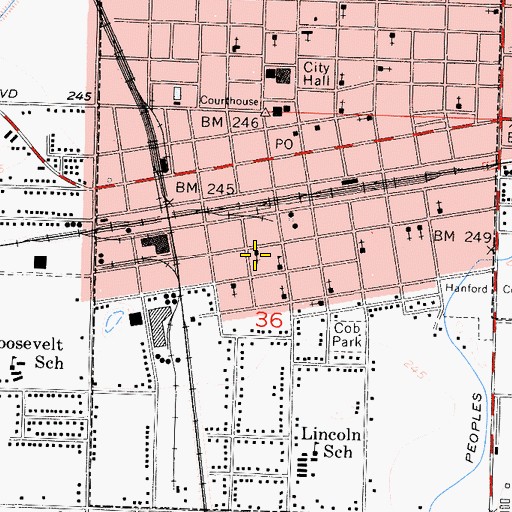 Topographic Map of Triple L Christian Center, CA