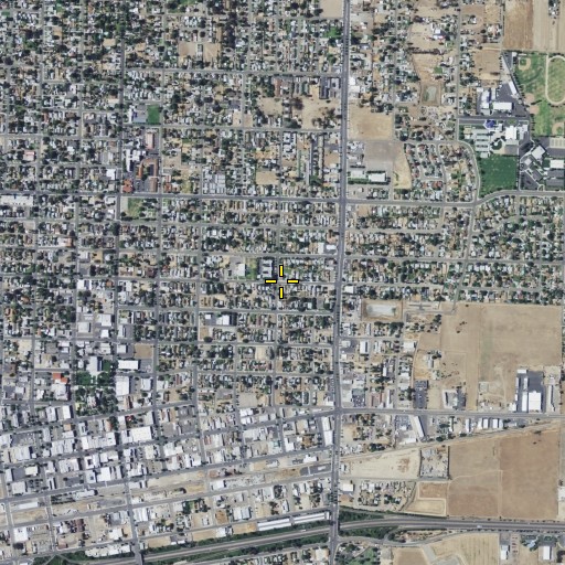 Aerial/Satellite Image of Salvation Army Church, CA