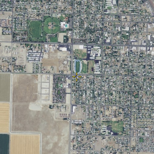 Aerial/Satellite Image of Church of Christ, CA