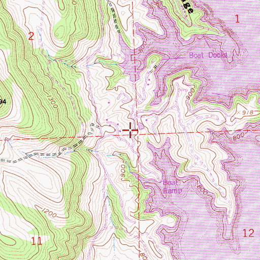 Topographic Map of McClure Point Recreation Area, CA