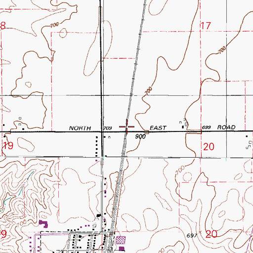 Topographic Map of Judson (historical), IL