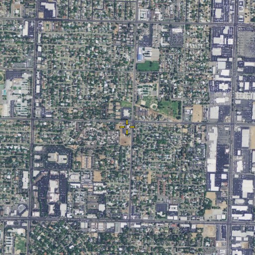 Aerial/Satellite Image of Calvary Church of the Nazarene, CA