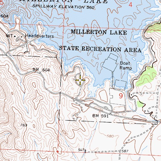 Topographic Map of La Playa Picnic Area, CA