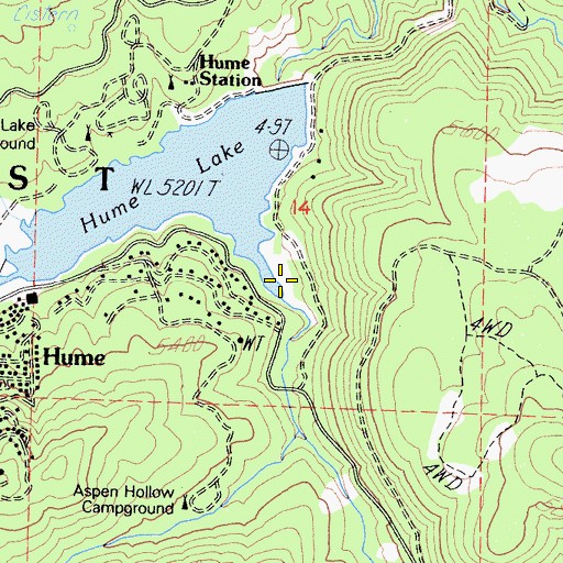 Topographic Map of Sandy Cove Beach Picnic Area, CA