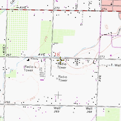 Topographic Map of Gospel Lighthouse Pentecostal Church of God, CA