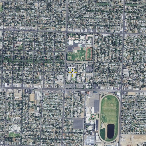 Aerial/Satellite Image of Valley Medical Center of Fresno Medical Library, CA